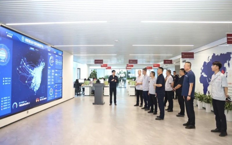 迁安市九江煤炭储运有限公司总经理缪汝学一行到集团座谈交流