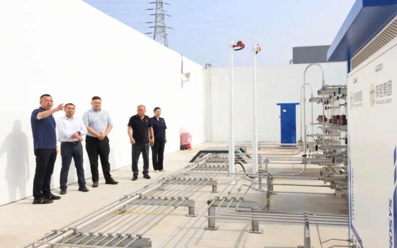 液化空气（中国）投资有限公司北方区氢能业务总经理郝腾一行到集团座谈交流