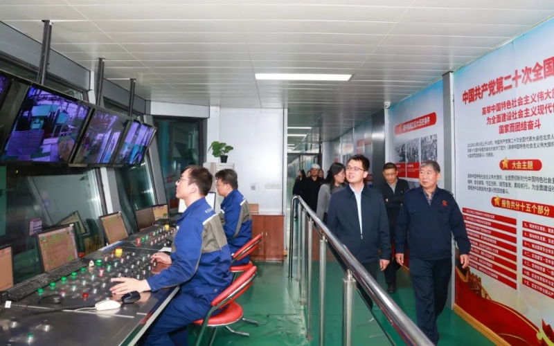 中国工经联中国工业碳达峰项目组组长、国际部执行主任刘成林一行到集团参观调研