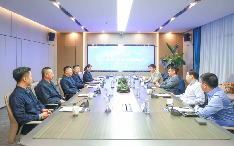 博世氢动力系统（重庆）有限公司总经理肖浩栋一行到集团座谈交流