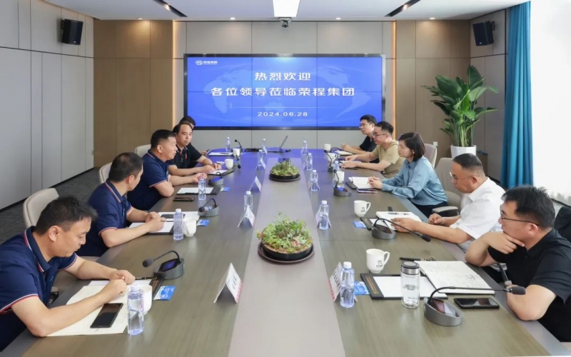 津南区副区长陈妍卉到集团调研座谈