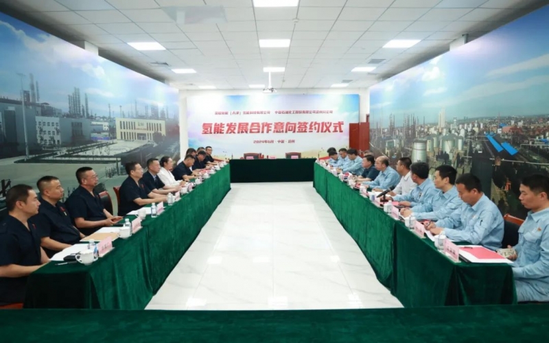 共绘绿色“氢+”经济美好未来！新能集团与沧州炼化公司签订氢能发展合作意向书